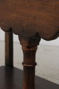 66415: English Tudor Oak 2 Tier Console Table