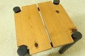 F32627EC: Pair Complimenting Adirondack Style Occa