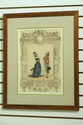 F32664EC: Pair Vintage Classical Colored Engraving