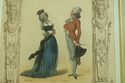 F32664EC: Pair Vintage Classical Colored Engraving