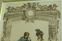 F32664EC: Pair Vintage Classical Colored Engraving