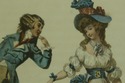 F32664EC: Pair Vintage Classical Colored Engraving