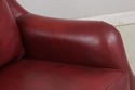 74112: HANCOCK & MOORE Red Leather Oversized Chair