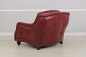 74112: HANCOCK & MOORE Red Leather Oversized Chair