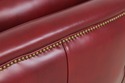 74112: HANCOCK & MOORE Red Leather Oversized Chair