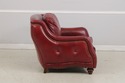74112: HANCOCK & MOORE Red Leather Oversized Chair