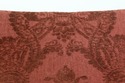 54205EC: Pair Damask Red Velour Upholstered Armcha