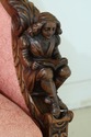 L50909EC: Fine Quality Antique Carved Walnut Conti