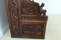 L50909EC: Fine Quality Antique Carved Walnut Conti