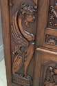 L50909EC: Fine Quality Antique Carved Walnut Conti