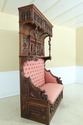 L50909EC: Fine Quality Antique Carved Walnut Conti