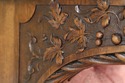 L50909EC: Fine Quality Antique Carved Walnut Conti