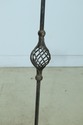 F51120EC: Pair Wrought Iron Tall Candle Stick Cand