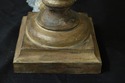 LF51098EC: Heavily Carved Urn Shaped Table Lamp w.