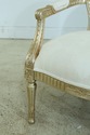 51049EC: Oversized Gold & Silver Leaf Upholstered 