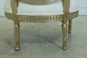 51049EC: Oversized Gold & Silver Leaf Upholstered 