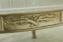 51049EC: Oversized Gold & Silver Leaf Upholstered 