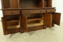 F33178EC: Mahogany Custom Made Pool Rack Bookcase 