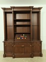 F33178EC: Mahogany Custom Made Pool Rack Bookcase 