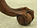 L33430EC: LINEAGE Leather Top Ball & Claw Mahogany