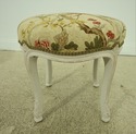 L54315EC: Pair Round French Painted Ottoman Or Sto