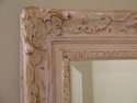 F48867EC: Tall Ornate Frame Beveled Glass Paint De