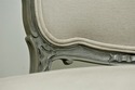 54348EC: Pair French Louis XV Light Gray Frame Ope