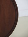 46698EC: BRANDT Inlaid Base Mahogany Tilt Top Tabl