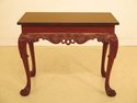 F46724: Georgian Style Carved Mahogany Hall Table 