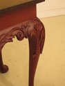 F46724: Georgian Style Carved Mahogany Hall Table 