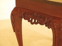 F46724: Georgian Style Carved Mahogany Hall Table 