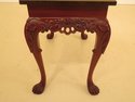 F46724: Georgian Style Carved Mahogany Hall Table 