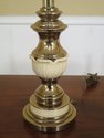 F30589EC: Pair REMBRANDT Regency Style Brass Table