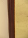 46547EC: HENREDON Mahogany Framed Beveled Glass Mi