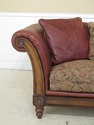 25641EC: LLOYDS Leather & Upholstered Rustic Sofa