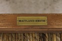 58398EC: Pair MAITLAND SMITH Adam Design Rush Seat