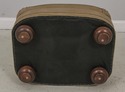 F58480EC: Suede Tufted Seat Ottoman Or Stool