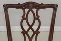 L58509EC: Set of 8 KINDEL Chippendale Mahogany Din