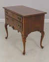 58485EC: HICKORY CHAIR CO Queen Anne Mahogany Lowb