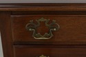 58485EC: HICKORY CHAIR CO Queen Anne Mahogany Lowb