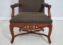 62921EC: Pair DREXEL French Louis XV Upholstered P