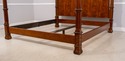 71666: BAKER Mahogany King Size Tall Poster Bed