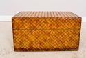 L71596: MAITLAND SMITH Woven Leather Wrapped Lidde