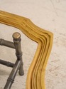 71578: Brass Tray Top Bamboo Form Coffee Table