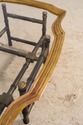 71578: Brass Tray Top Bamboo Form Coffee Table