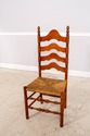 L71628: Set of 4 Maple Rush Seat Ladder Back Chair