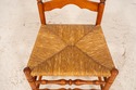 L71628: Set of 4 Maple Rush Seat Ladder Back Chair