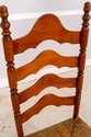 L71628: Set of 4 Maple Rush Seat Ladder Back Chair