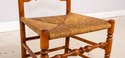 L71628: Set of 4 Maple Rush Seat Ladder Back Chair