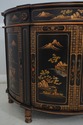 LF66764: Chinoiserie Decorated 4 Door Commode Cabi